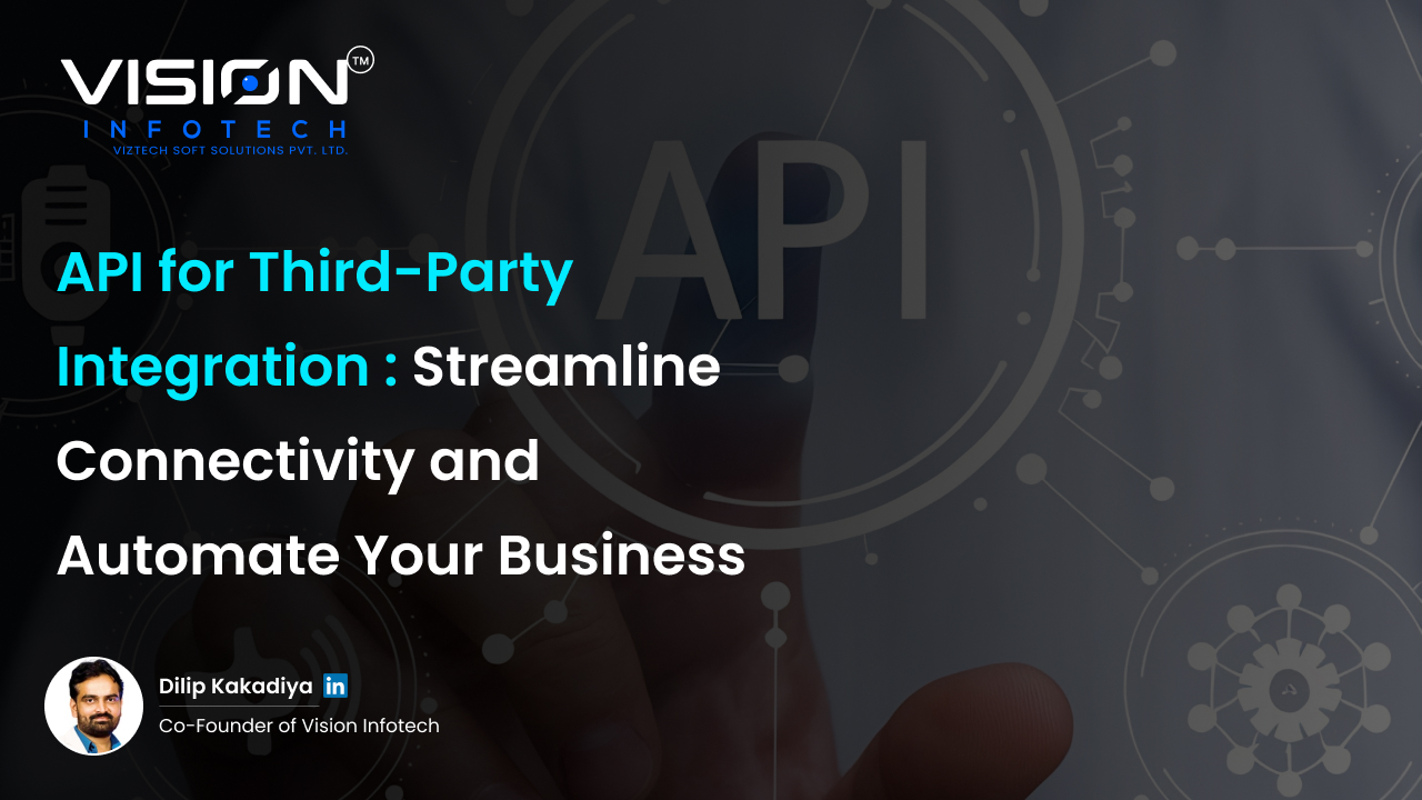 "API for Third-Party Integration streamlines connectivity automates workflows, and enhances data synchronization across systems for improved business efficiency."