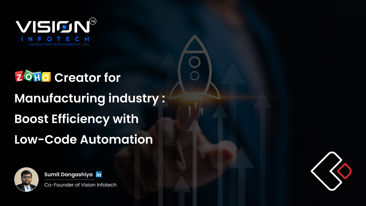 Zoho Crеator for thе Manufacturing Industry: Boost Efficiеncy with Low Codе Automation